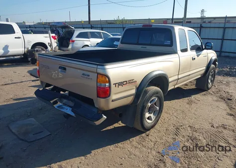 2001 Toyota Tacoma Prerunner V6 из США, поврежденный, VIN 5TESN92N01Z727583